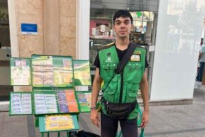 Vendedor de la ONCE de Alcázar de San Juan