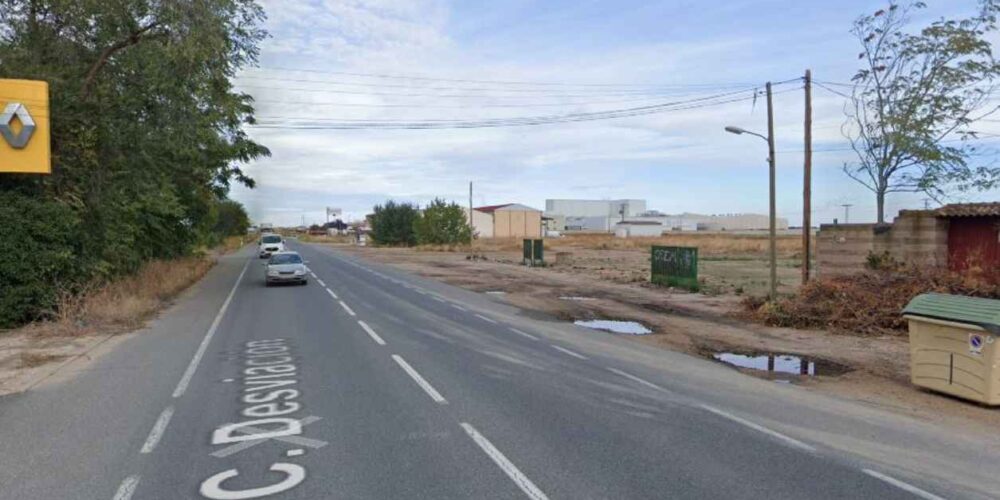 Accidente laboral en esta zona industrial de Corral de Almaguer, en la N-301.
