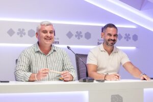 Alfonso Esteban y Santiago López en rueda de prensa