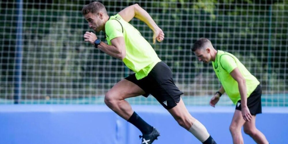 Alberola, en los entrenamientos de cara a la nueva temporada. Foto: FFCM.
