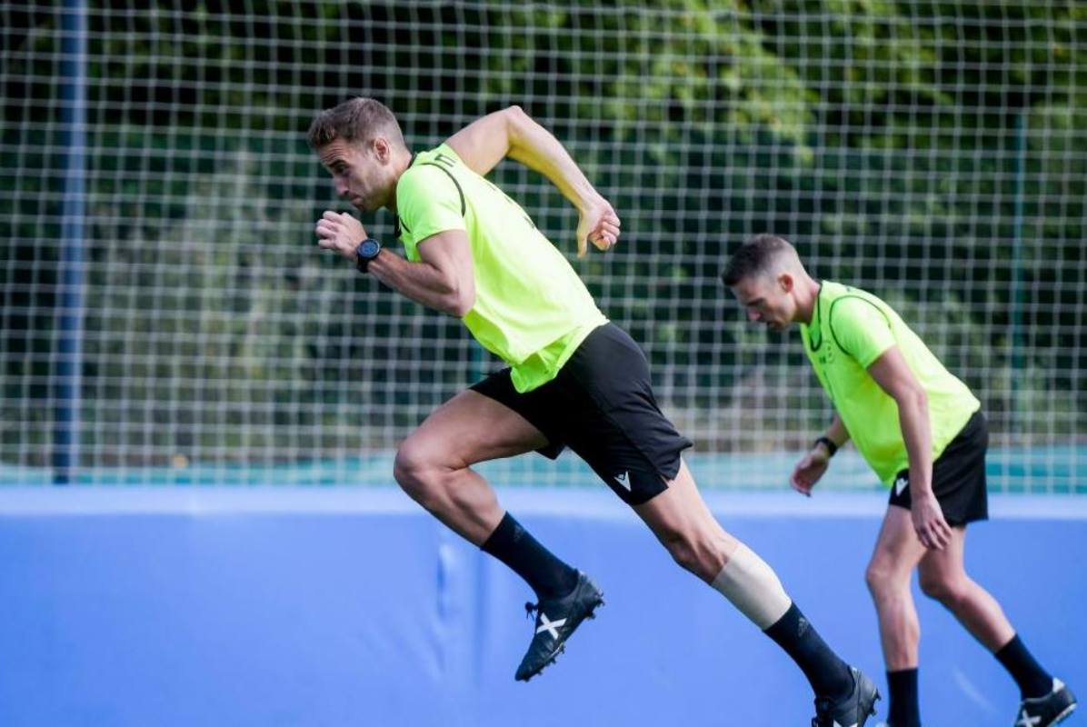 Alberola, en los entrenamientos de cara a la nueva temporada. Foto: FFCM.
