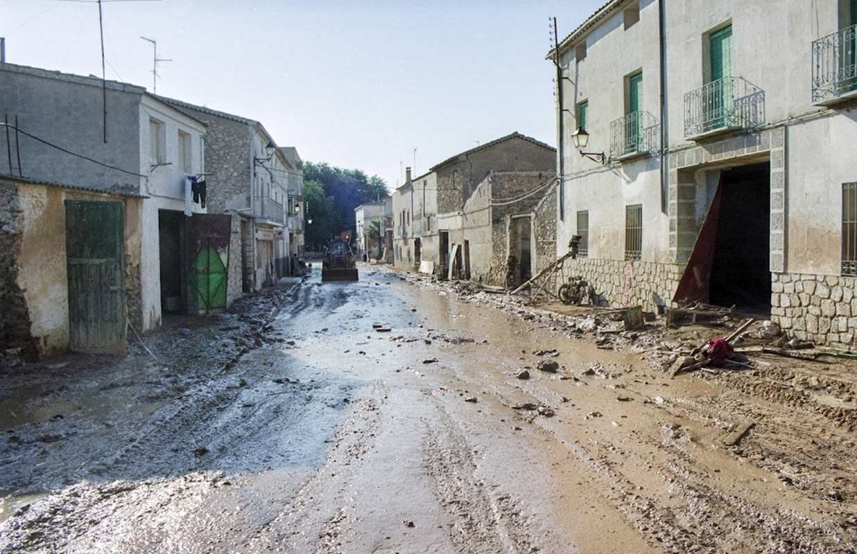 El 9 de agosto de 1995, una tormenta de verano con más de 60 litros por metro cuadrado, provocó una riada devastadora en los dos municipios. - EUROPA PRESS