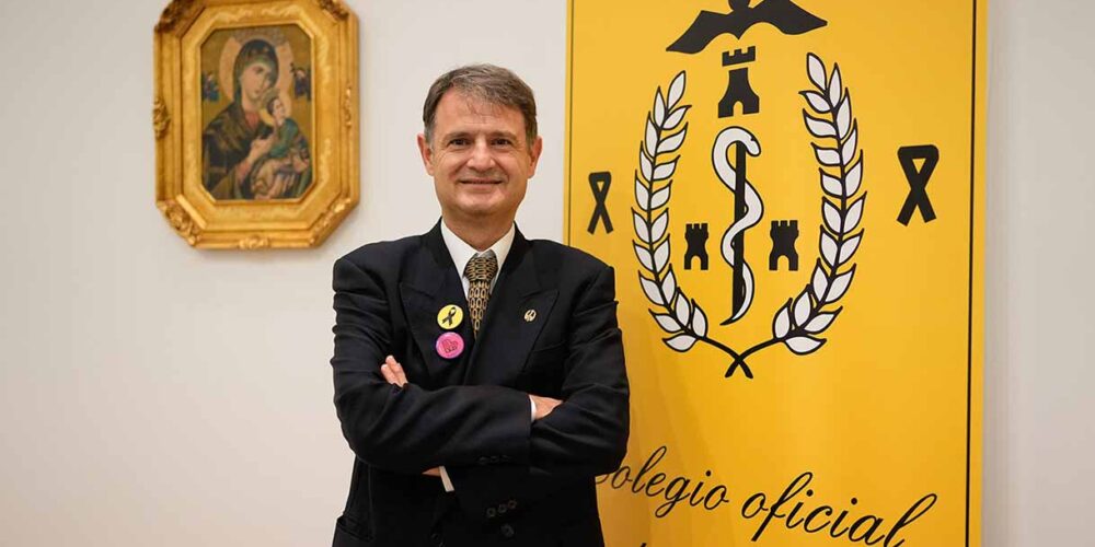 Blas González Montero, presidente del Colegio de Médicos de Castilla-La Mancha.
