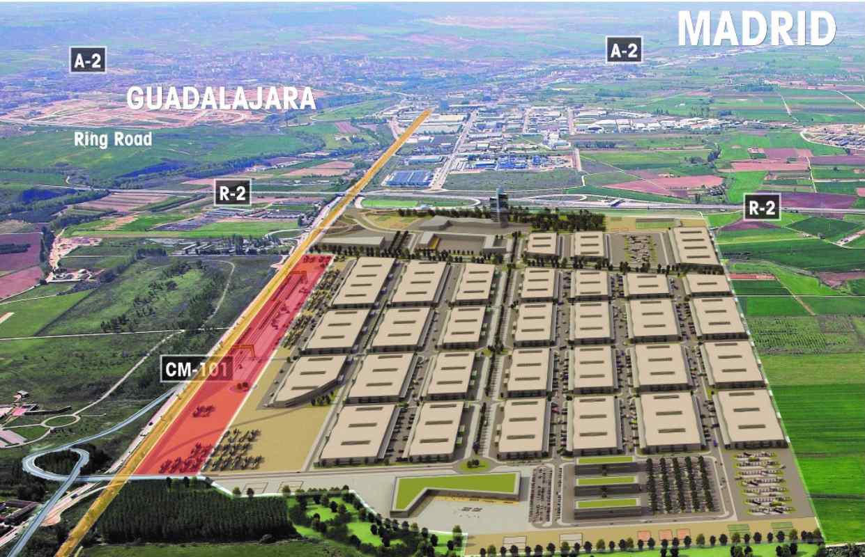 Proyecto de la terminal del nuevo puerto seco de la Ciudad del Transporte de Guadalajara.