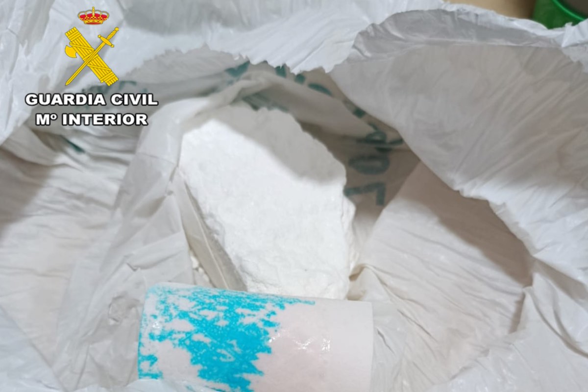 Droga incautada en Albacete. Foto: Guardia Civil