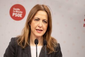 La portavoz del PSOE de Castilla-La Mancha, Cristina Maestre.