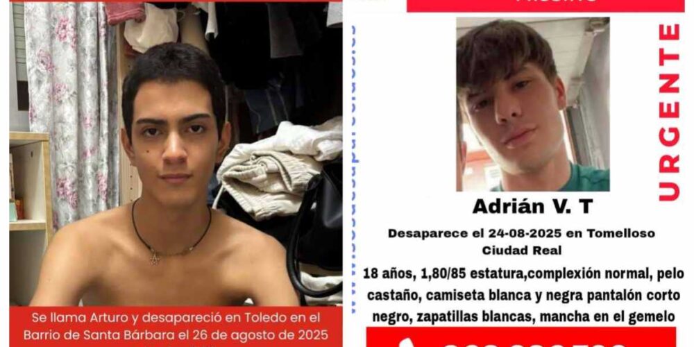 Piden colaboración para dar con los dos desaparecidos