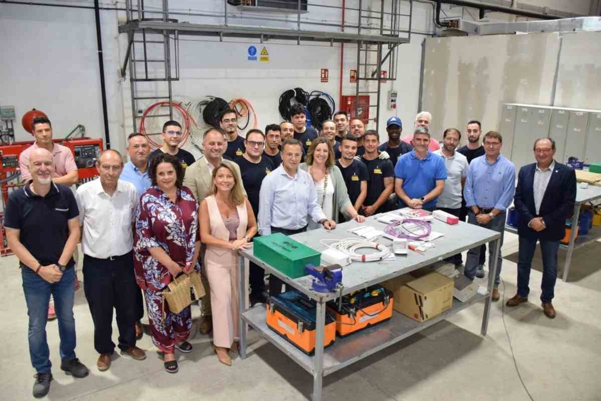 Patricia Franco visitó la empresa Bueno Arenas de Albacete.