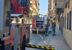 Una actuación de los bomberos de Ciudad Real. Foto: Policía Local de Ciudad Real.