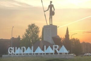 Uno de los letreros de Guadalajara