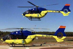 Helicópteros del Sescam.