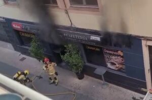 Incendio churrería Alovera