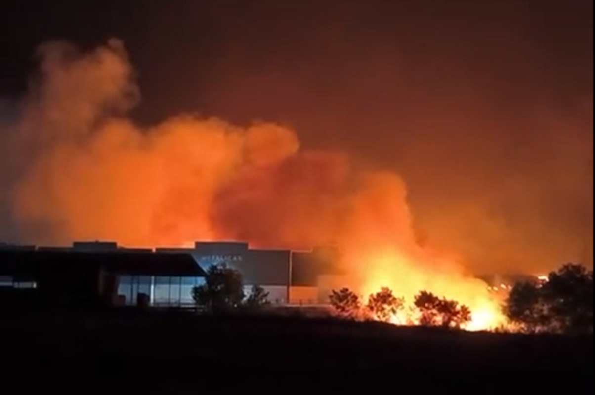 Incendio en Calera y Chozas, en la provincia de Toledo.