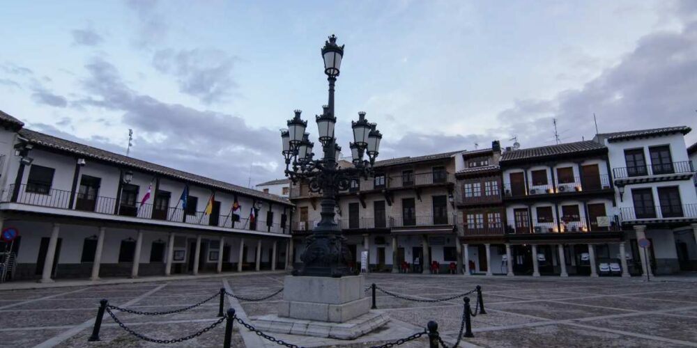 Plaza Mayor de La Puebla de Montalbán (Toledo). Foto: Ayuntamiento.