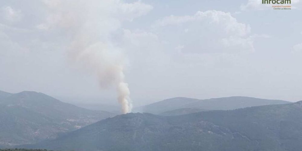 Incendio en Los Navalucillos.
