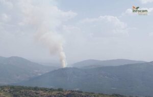 Incendio en Los Navalucillos.