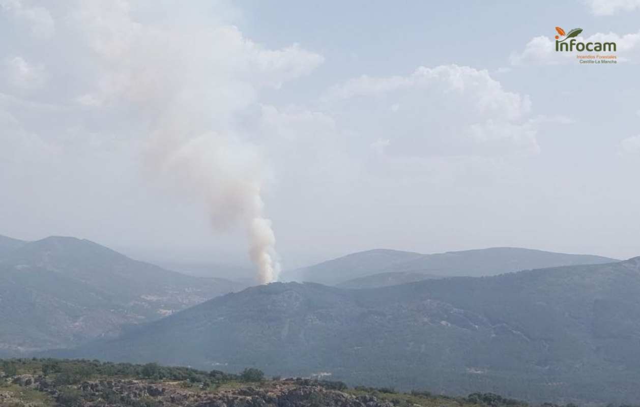 Incendio en Los Navalucillos.