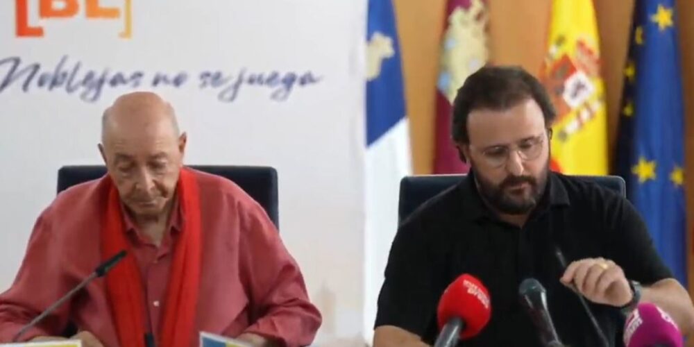 Agustín Jiménez y Ángel Antoino Luengo, durante la rueda de prensa.