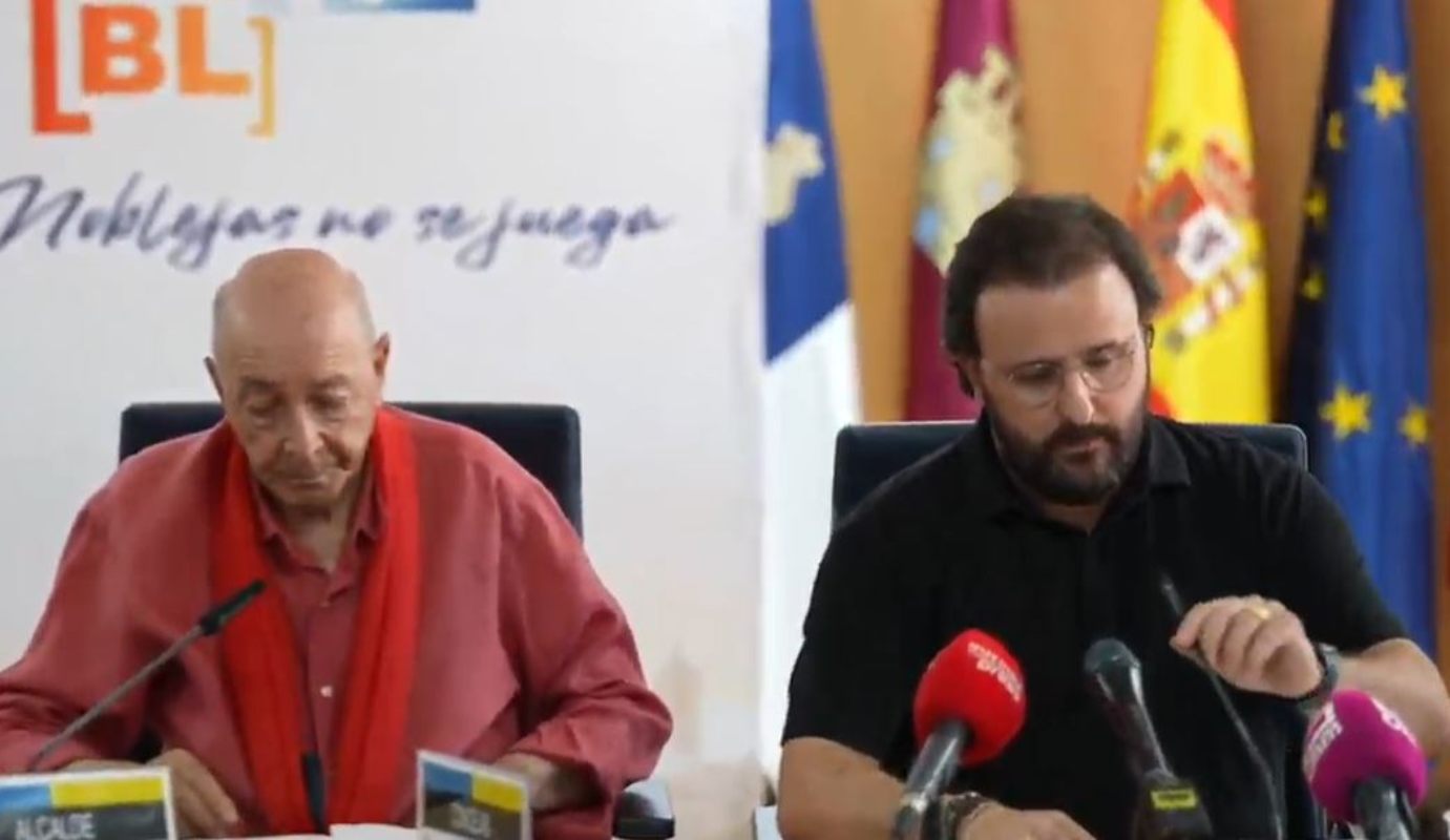 Agustín Jiménez y Ángel Antoino Luengo, durante la rueda de prensa.