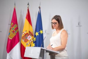 La consejera portavoz de Gobierno regional, Esther Padilla.