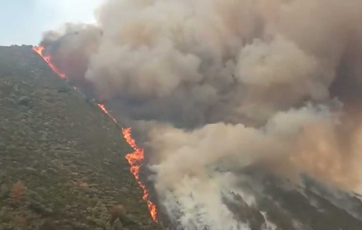 Incendio en Picos de Europa.