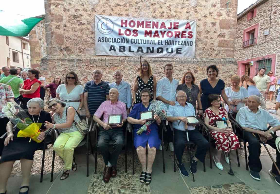 La consejera Sara Simón asistió a la Jornada de homenaje a mayores de Ablanque (Guadalajara).