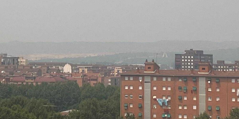 Niebla por contaminación en Talavera.