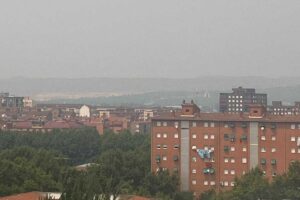 Niebla por contaminación en Talavera.
