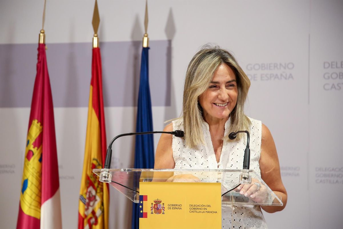 Milagros Tolón, en rueda de prensa.