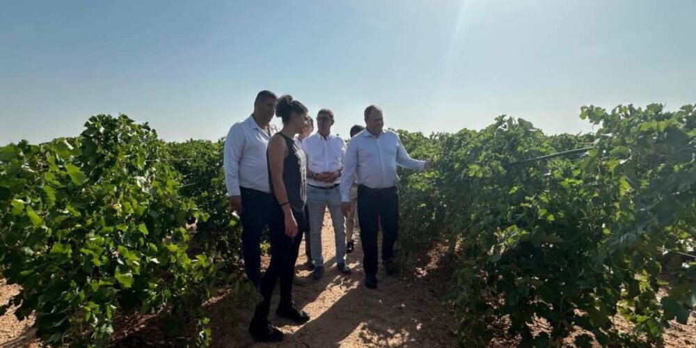 visita a explotación joven agricultora