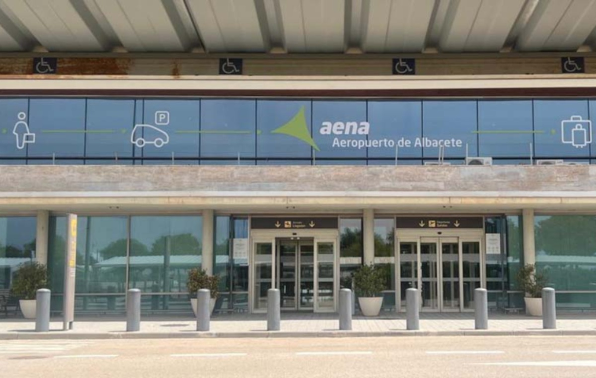 Imagen exterior del Aeropuerto de Albacete. Foto: Aena