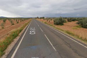 Imagen de la CR-612, que une Valdepeñas con Torrenueva