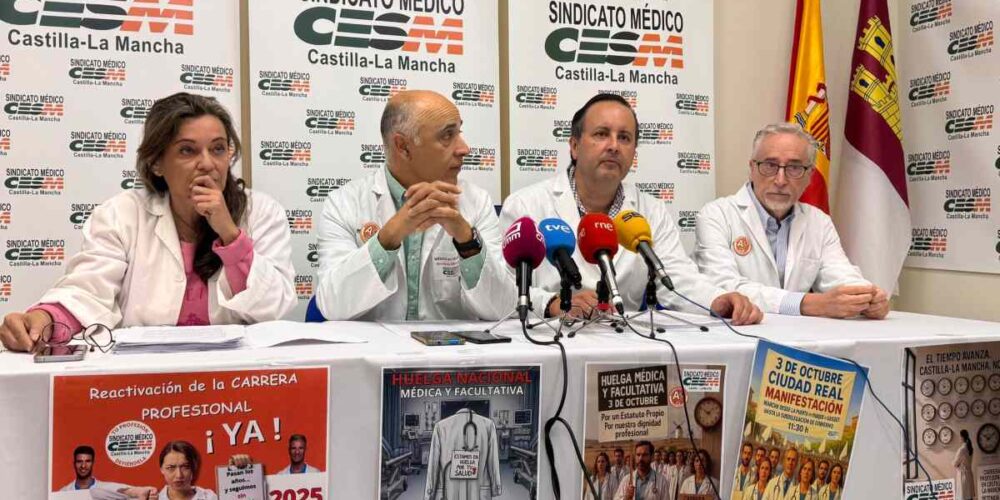 Rueda de prensa del Sindicato Médico CESM