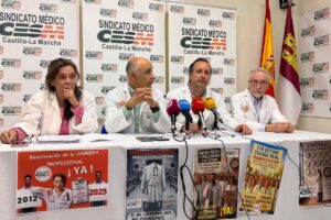 Rueda de prensa del Sindicato Médico CESM
