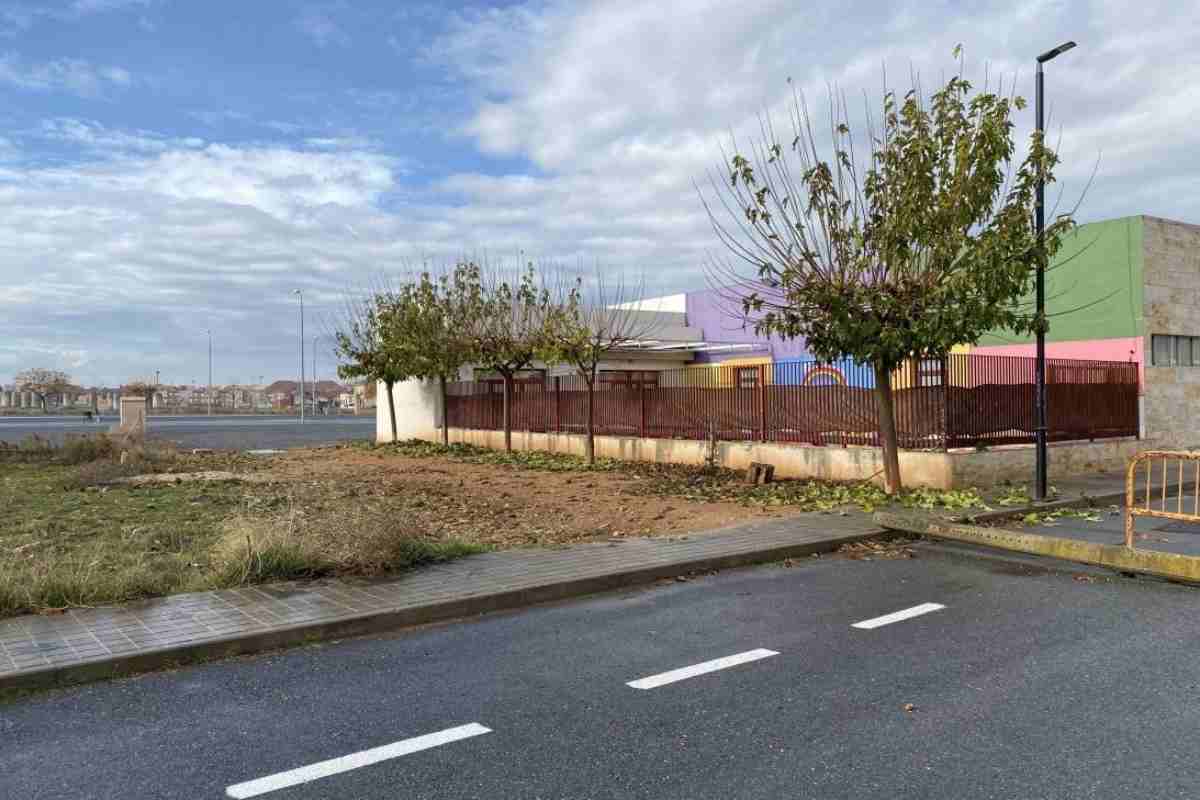 Terrenos donde se levantará el nuevo Centro de Salud de Carrión