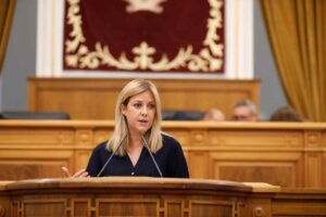 La portavoz del PSOE en las Cortes de CLM, Ana Isabel Abengózar.