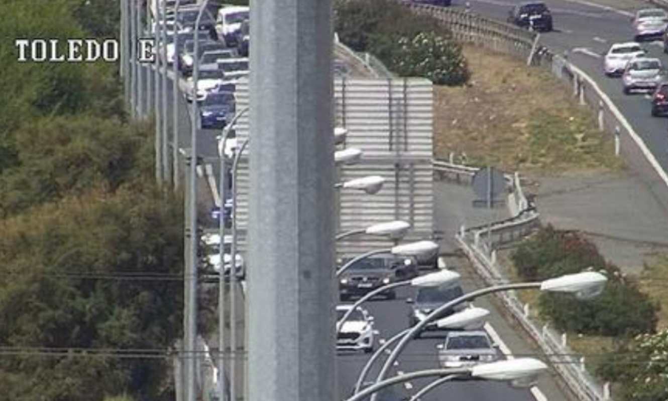 Accidente en la A-42 a la altura del radar en el puente sobre el Tajo. accidentes toledo