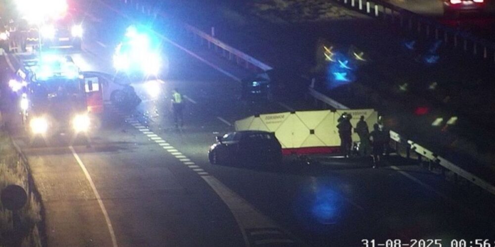 Accidente de tráfico en Santa Olalla (Toledo). Foto cedida por La Voz del Tajo