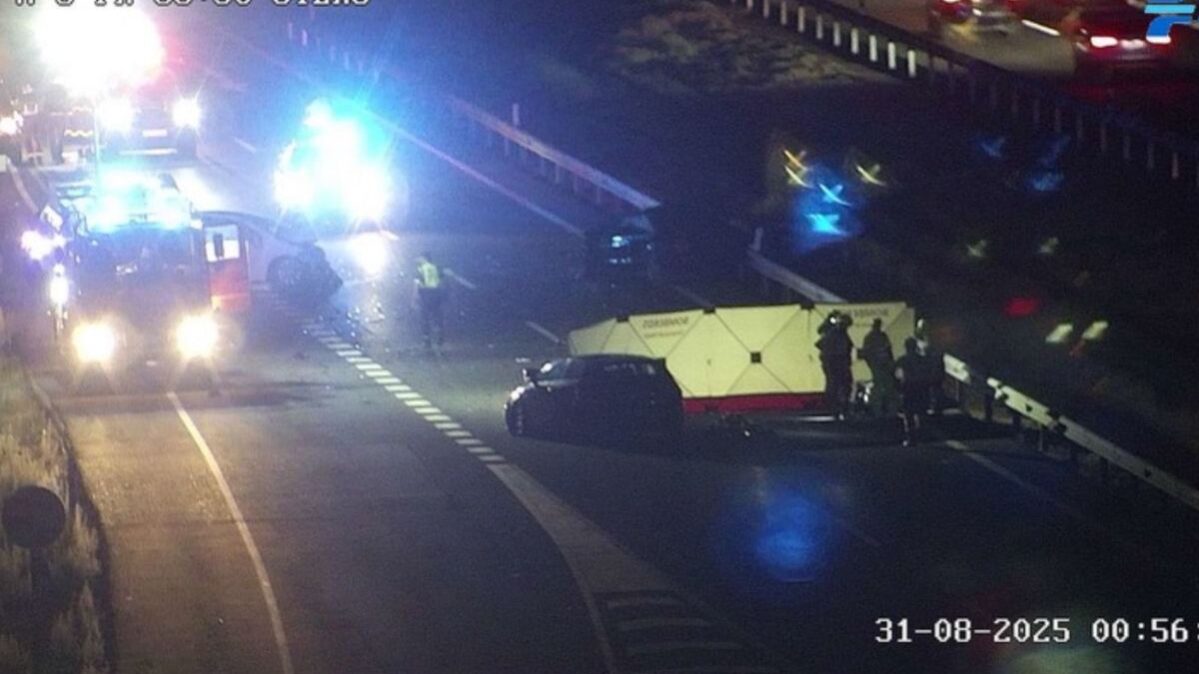 Accidente de tráfico en Santa Olalla (Toledo). Foto cedida por La Voz del Tajo