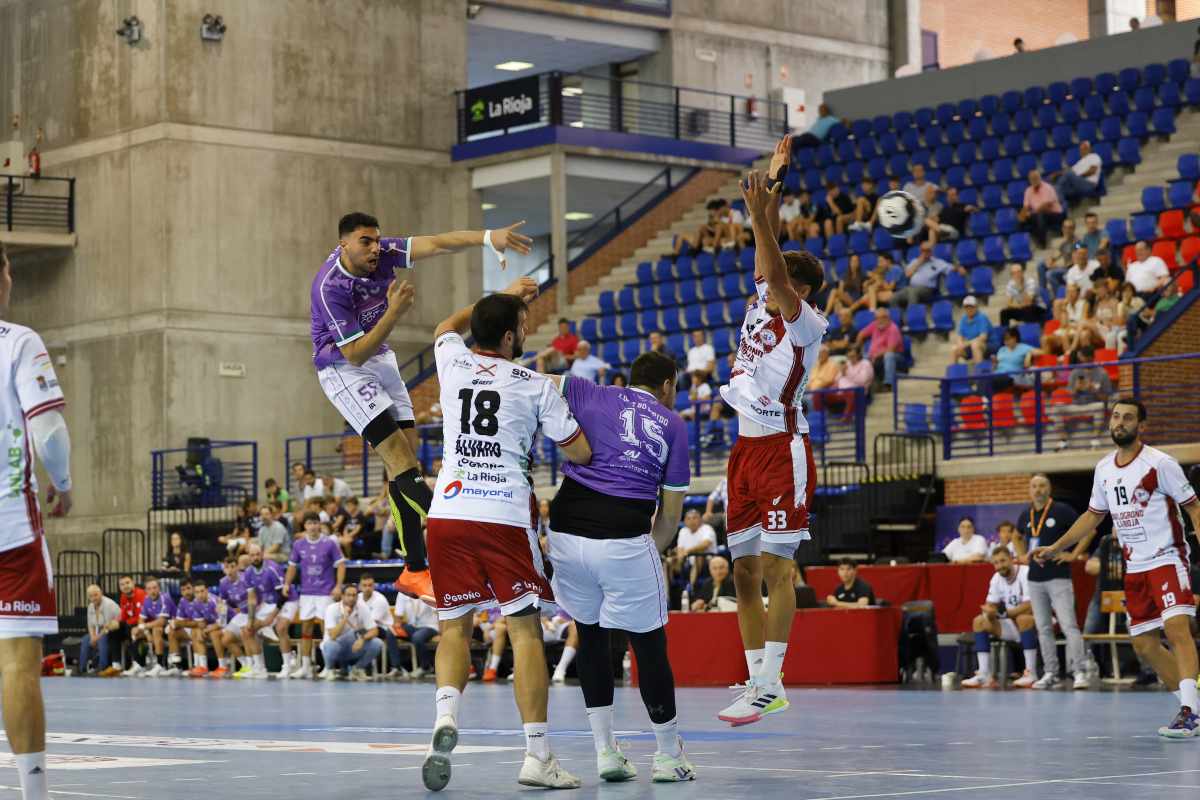 BM Logroño-BM Guadalajara Foto: Javier Álava