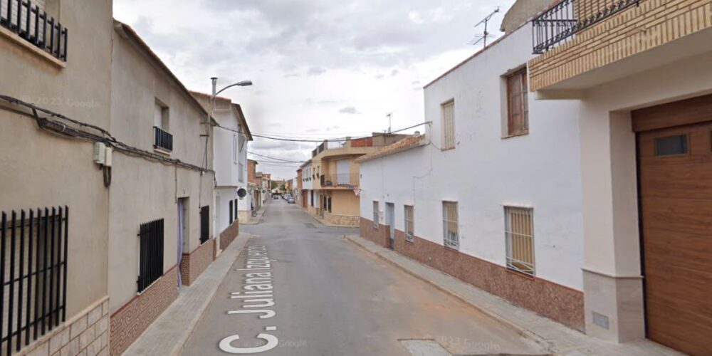 Calle Juliana Izquierdo, en Las Pedroñeras (Cuenca)