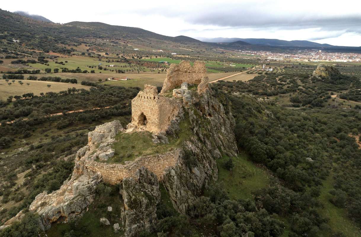 Castillo de Dos Hermanas en Navahermosa. Imagen: Diputación de Toledo.