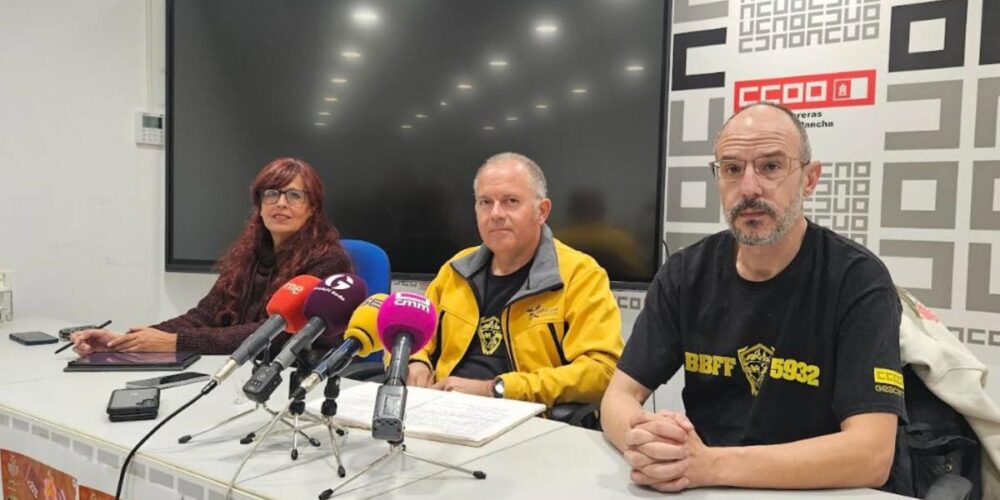 Rueda de prensa CCOO Incendio Peñalba de la Sierra