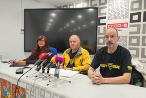 Rueda de prensa CCOO Incendio Peñalba de la Sierra