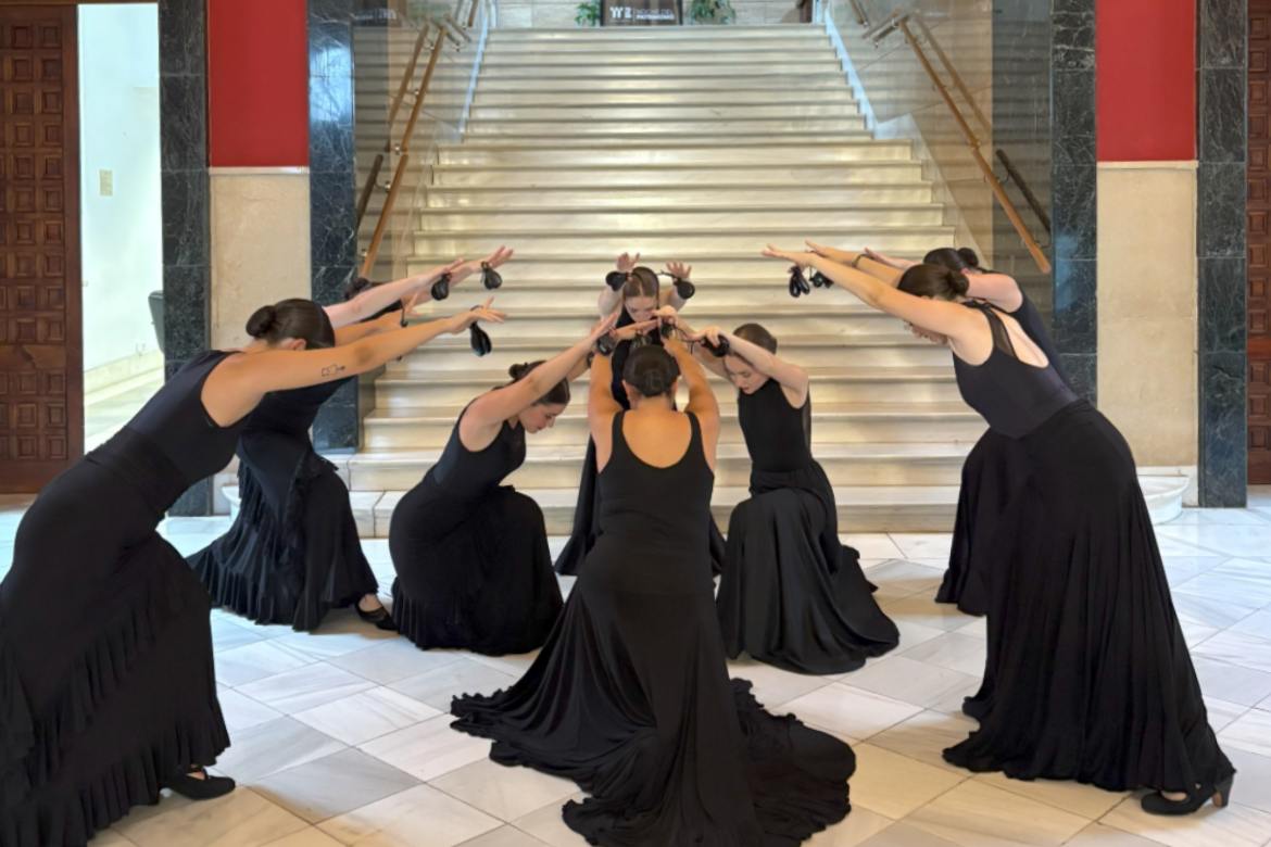 Ensayos de danza de cara a La Noche del Patrimonio. Foto: Diptación de Toledo