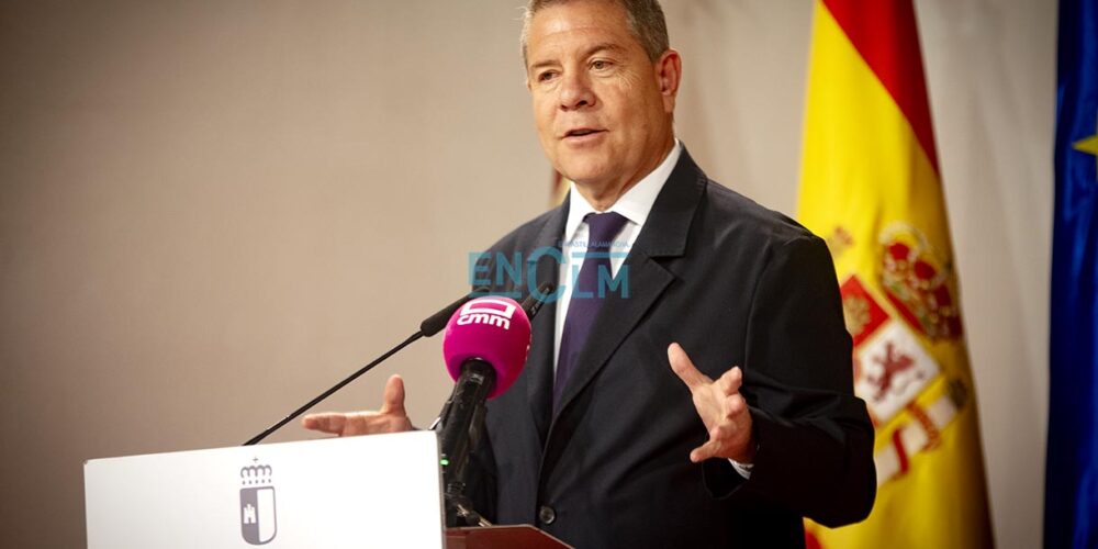 Emiliano García-Page, presidente de Castilla-La Mancha. Foto: Rebeca Arango.
