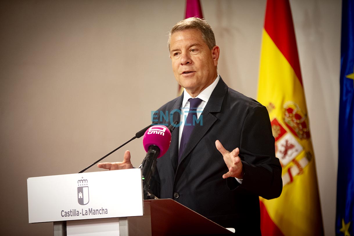 Emiliano García-Page, presidente de Castilla-La Mancha. Foto: Rebeca Arango.