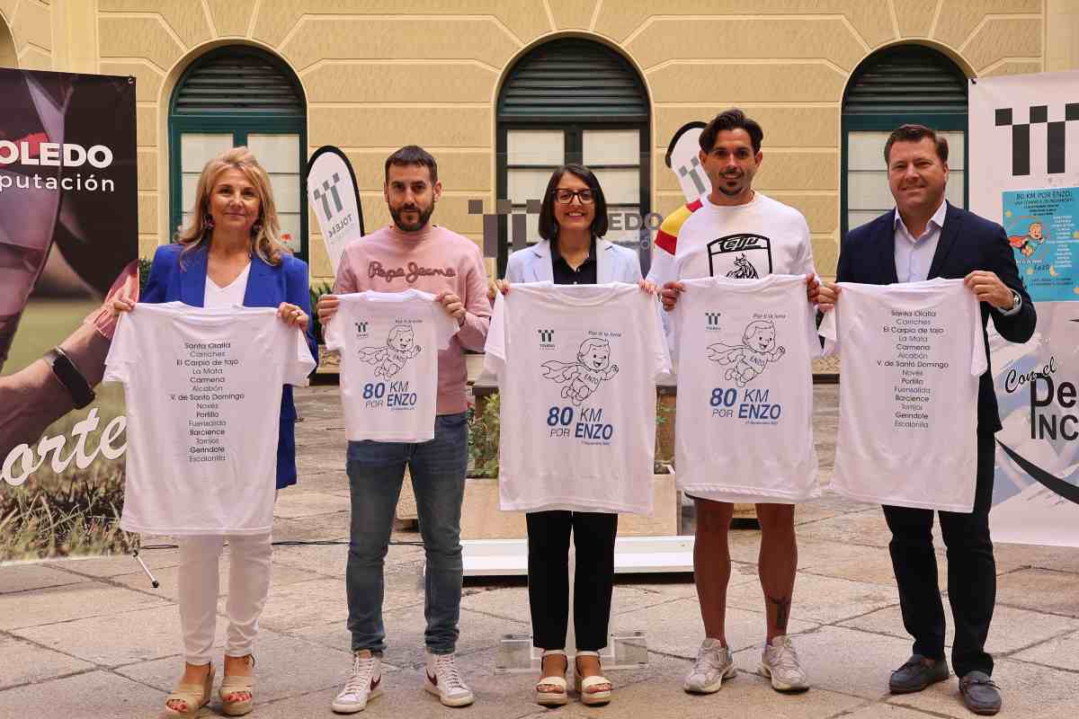 Presentación del reto solidario para ayudar a Enzo.