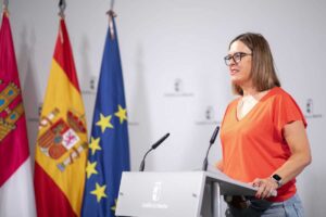 La consejera portavoz del Gobierno de Castilla-La Mancha, Esther Padilla.