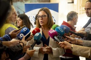 La consejera portavoz del Gobierno de Castilla-La Mancha, Esther Padilla. Imagen: Rebeca Arango.